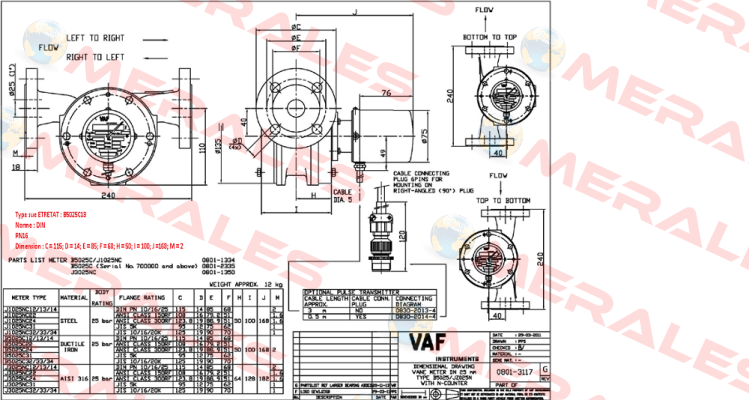 B5025C13  VAF Instruments