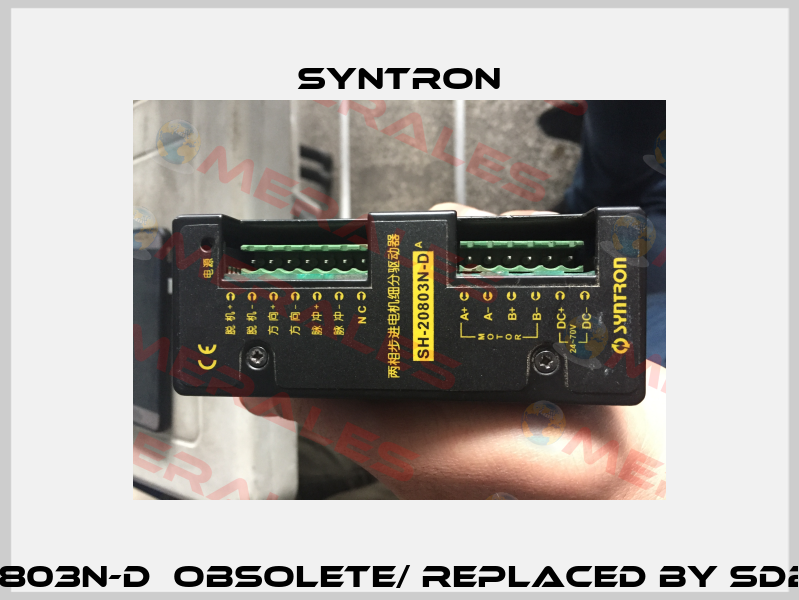 SH-20803N-D  obsolete/ replaced by SD20806 Syntron
