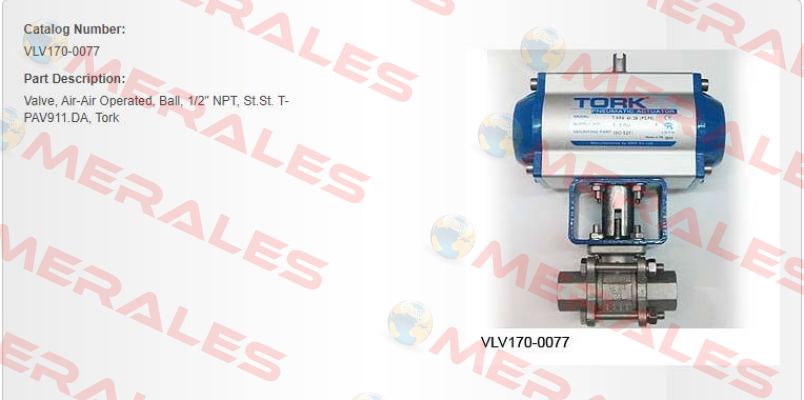 VLV170-0077 Tork