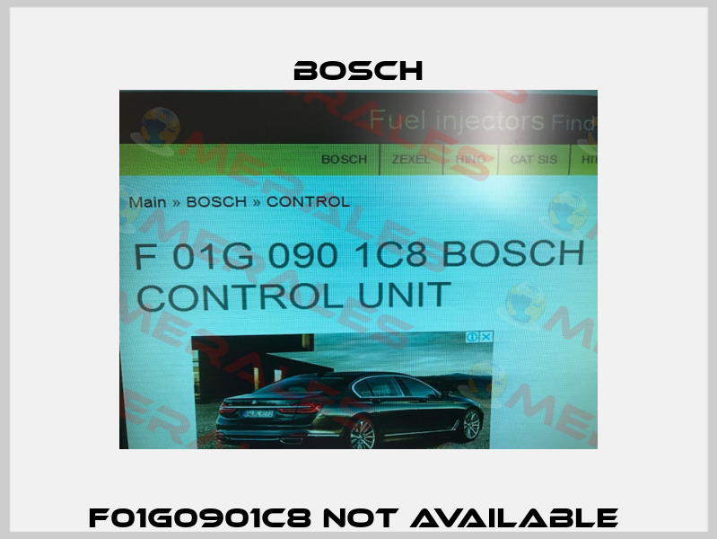 F01G0901C8 not available  Bosch