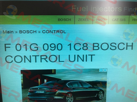 F01G0901C8 not available  Bosch