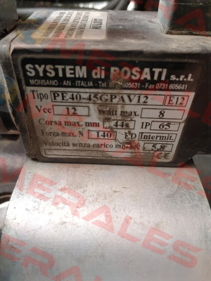 PE40-45GPAV12 System di Rosati