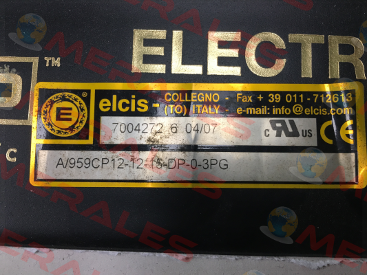 A/959CP12-12-15-DP-0-3PG   Elcis