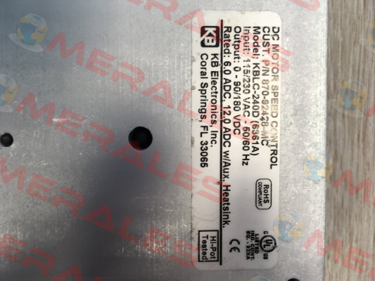 KBLC-240D (6361A) KB Electronics