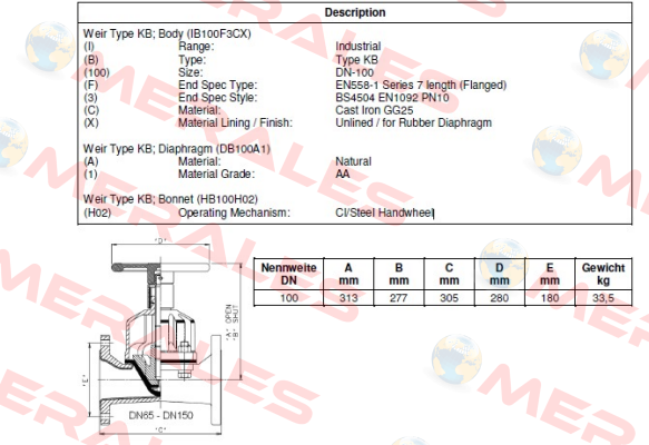 IB100F3CXA1H02 Saunders