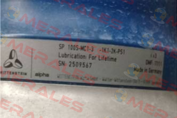 SP 100S-MC1-3-1K1-2K-PIS Wittenstein