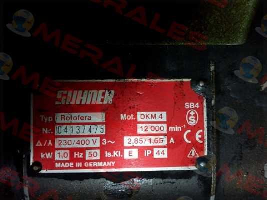 F D10 USP 400V 50HZ   Suhner