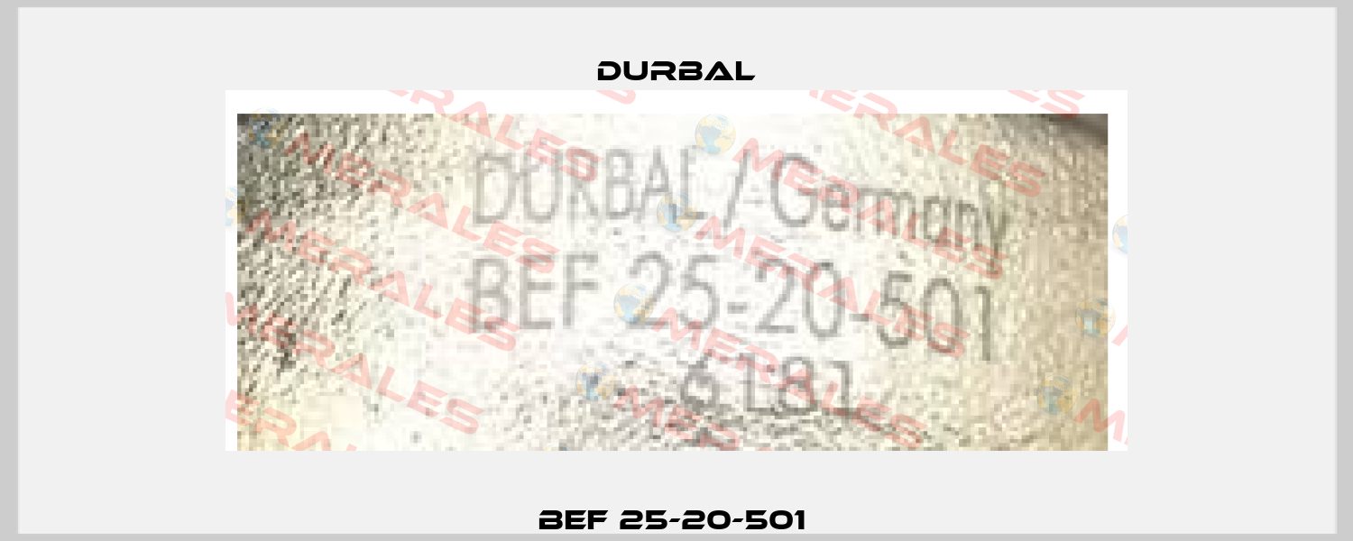 BEF 25-20-501  Durbal