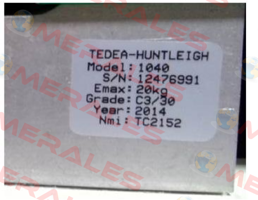 01040-020K-C3-11X Tedea-Huntleigh