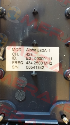 Ersatzsender für ALPHA 580A  Fomotech