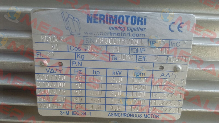 MR 100B  Neri Motori