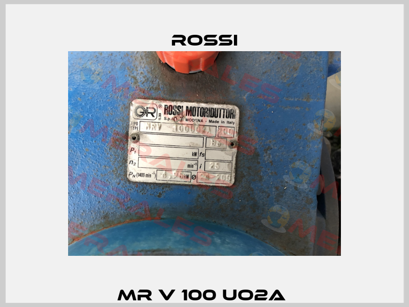 MR V 100 UO2A  Rossi