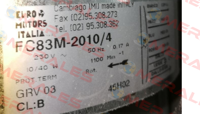FC83M-2010/4 Euro Motors Italia