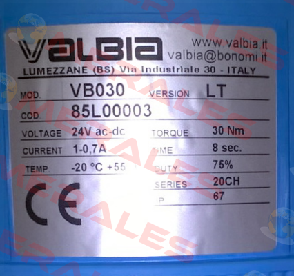 85L00003 / VB3024 Valbia