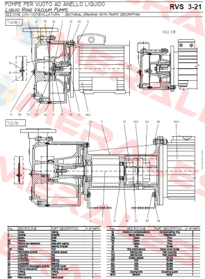 Pos.2 -Working wheel for RVS 7/M  Robuschi