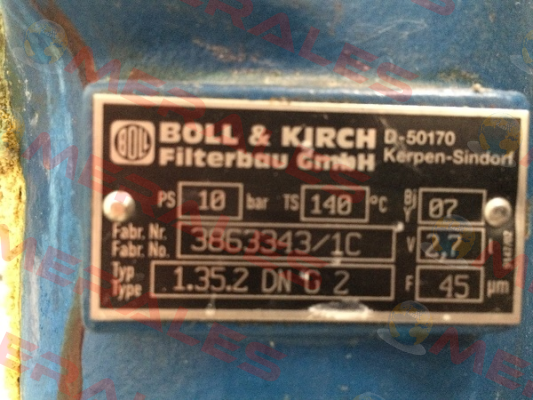 seal kit for 3863343/1C (3090055 + 3042329)  Boll Kirch