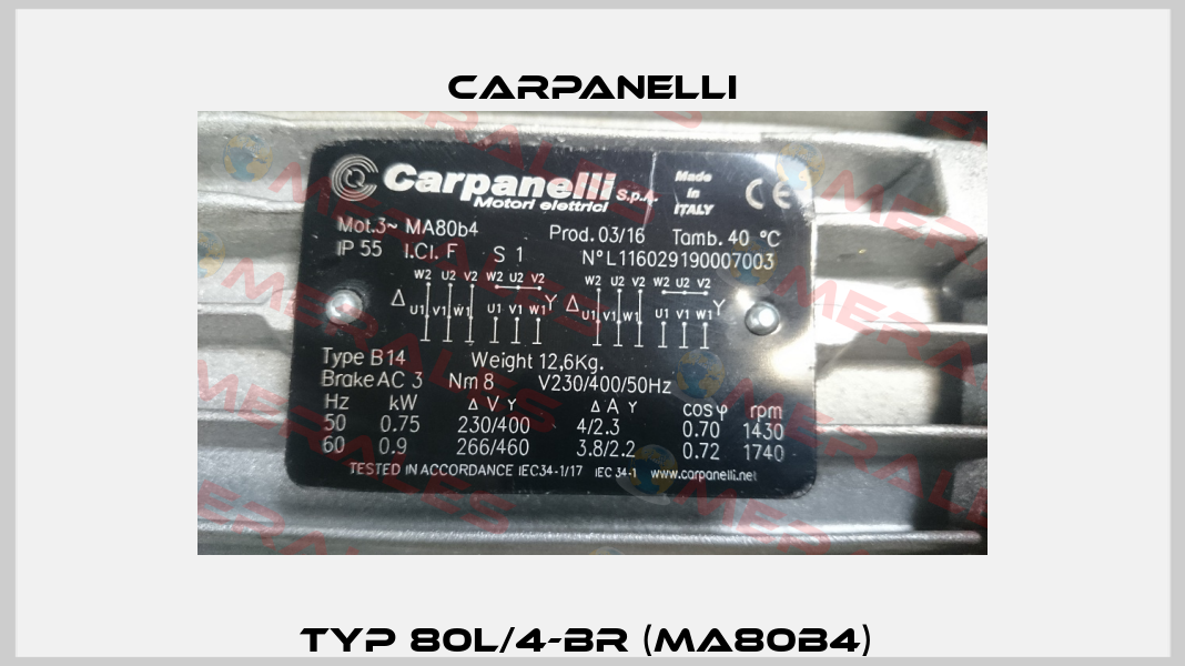 Typ 80L/4-BR (MA80b4)  Carpanelli