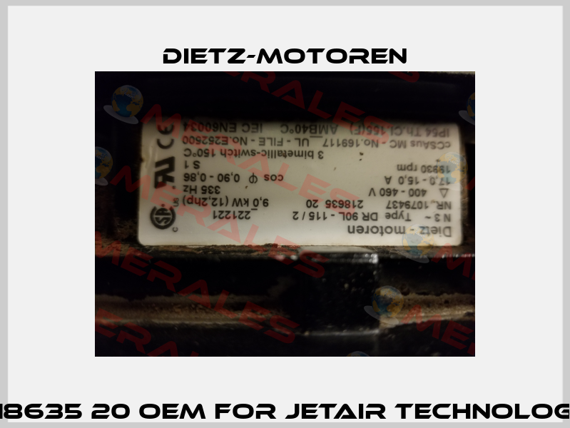 DR90L-115/2  NR 1079437 218635 20 OEM for JetAir Technologies,LLC replaced by J1-3  Dietz-Motoren