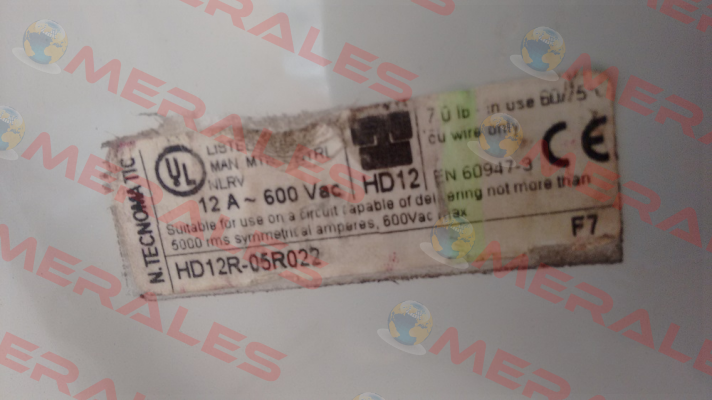 HD12R-05R022  Tecnomatic Italia