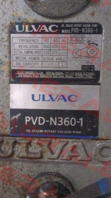 PVD-N360-1 ULVAC