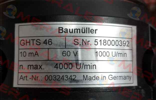 GHTS 46 (60 V 1000 U) Baumüller