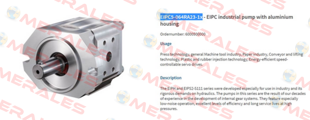 EIPC5-064RA23-1X Eckerle
