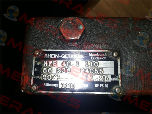 40.1MB-VR20*14  Rhein-Getriebe