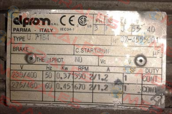 U71B4 OEM ORANGE1 (Elprom)