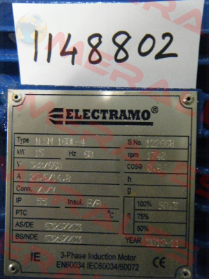 1LSM160L4 obsolete, replaced by 160L-4 Electramo