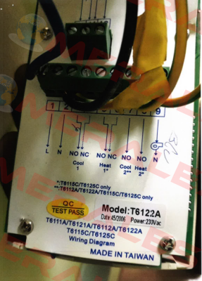 T6122A oem Daikin