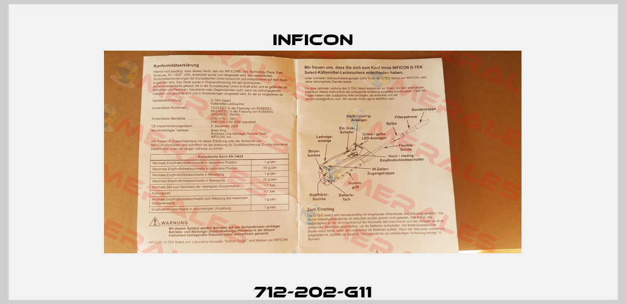 712-202-G11 Inficon