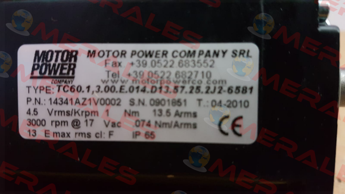 2J2-6581 Motor Power