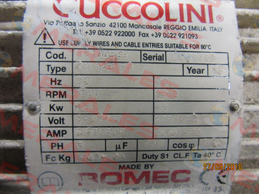 bearings for CM143 P4 Cuccolini