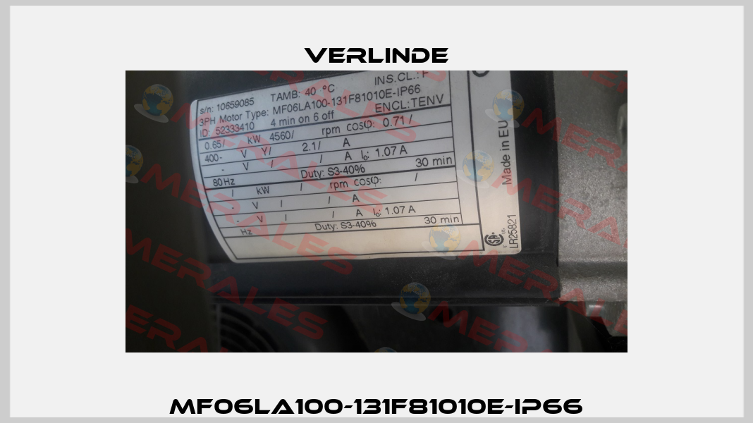 MF06LA100-131F81010E-IP66 Verlinde