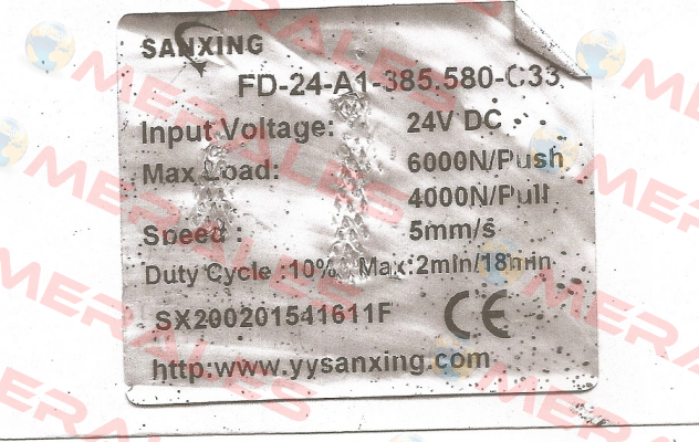 FD-24-A1-385.580-C33 obsolete, replace by set Sanxing