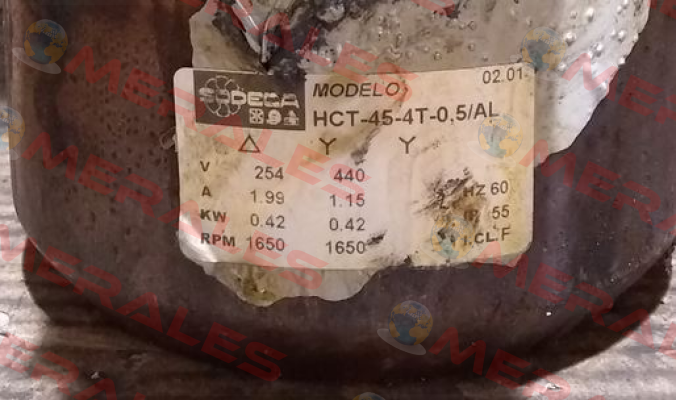 070231-HCT45-4T-0.5-AL-IMP Sodeca
