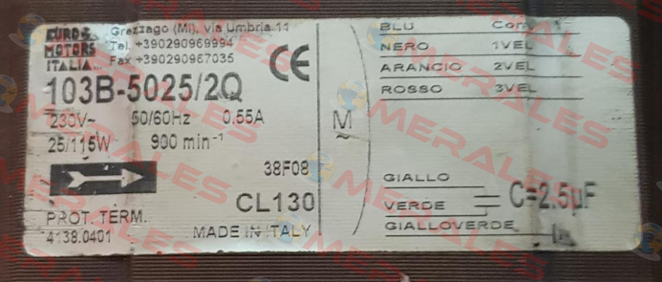 103B-5025/2Q Euro Motors Italia