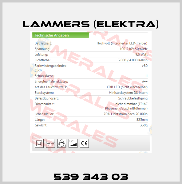 539 343 03 Lammers (Elektra)