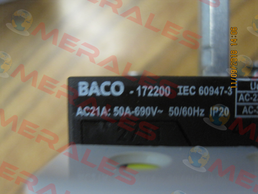 P/N: 41384, Type: BACO 172200 Baco Controls