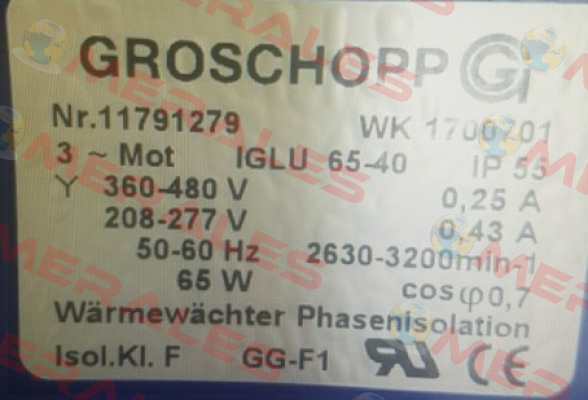 1791279) IGLU65-40 Groschopp