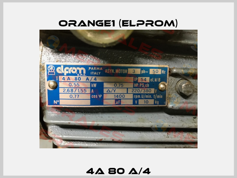 4A 80 A/4 ORANGE1 (Elprom)