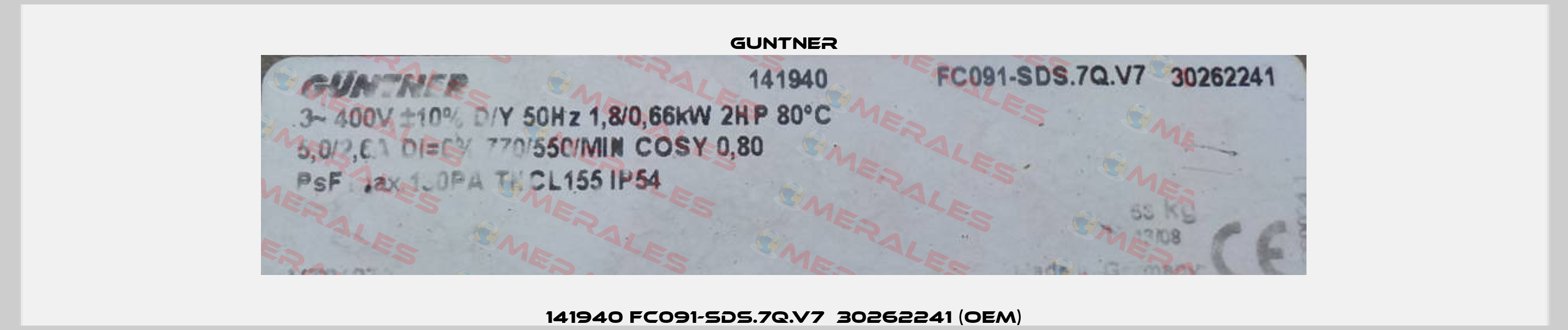 141940 FC091-SDS.7Q.V7  30262241 (OEM) Guntner