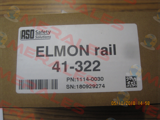 P/N: 1114-0030 Type: ELMON rail 41-322 ASO SAFETY