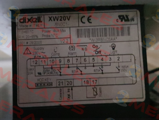 XW20V - 5N0C1 OEM Dixell