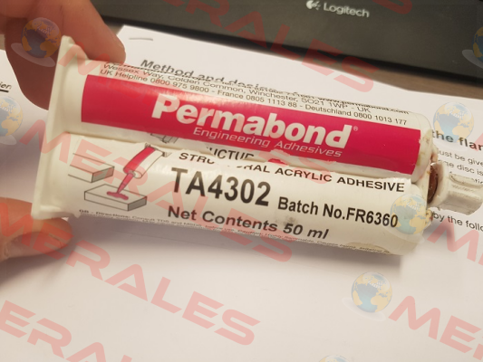 TA4302 obsolete, replaced by TA4202 Permabond