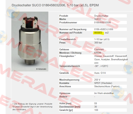 0.186.458.03.2.006 Suco