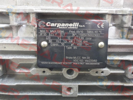 MM100L/6-BR (MMA100b/6) Carpanelli