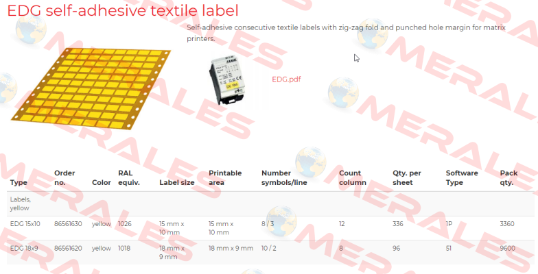 86561630 ( 1pack x 3360 pcs) Murrplastik