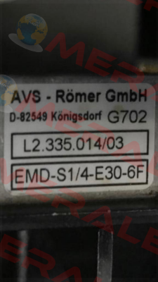 EMD-S1/4-E30-6F-024/=-NG Avs Römer