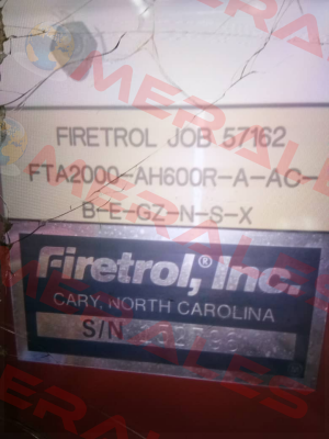 FTA2000-AH600R-A-AC-B-E-GZ-N-S-X Firetrol